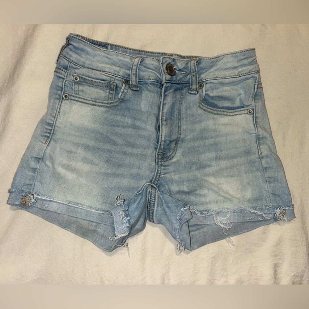 American Eagle Light Wash Shorts